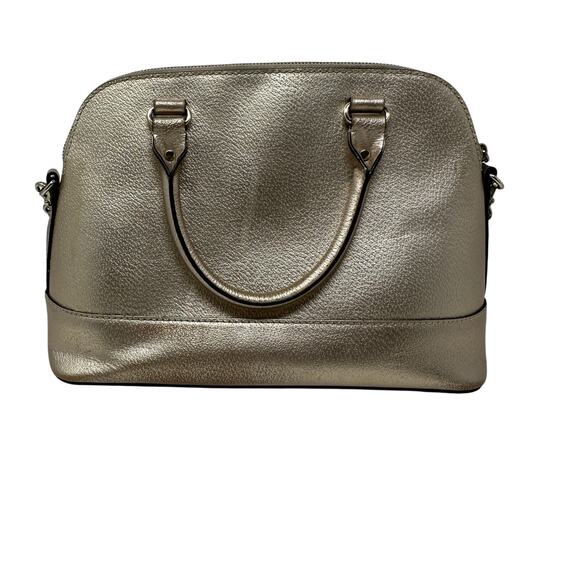 Kate Spade Wellesley Rachelle Rose Gold Leather Satchel Handbag *READ - Picture 5 of 13